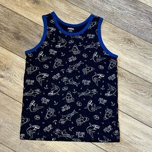 NWOT Gymboree shark tanktop size S(5-6)